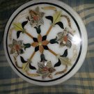 24" Marble Coffee Table Top Dining Marquetry Inlaid Mosaic Floral Decor New