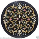 Size 34"x34" Marble Dining Side Table Top Semi Precious Inlay Pietradure Decor Size 34"x34" Marble Dining Side Table Top Semi Precious Inlay Pietradure Decor