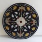 36" Black Coffee Table Top Inlaid Dining Marquetry Art Home Decor Shopping Gifts