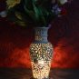 10" Marble Hand Carved Vase Flower Pot Design Collectible Home Decor Art