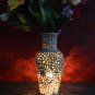 10" Marble Hand Carved Vase Flower Pot Design Collectible Home Decor Art