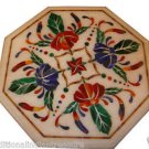 Size 2'x2' Marble Coffee Table Top Mosaic Inlay Pietradure Art Home Decor H947A Size 2'x2' Marble Coffee Table Top Mosaic Inlay Pietradure Art Home Decor H947A