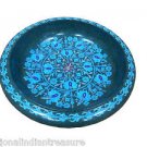 11" Decorative Marble Bowl Turquoise Mosaic Lapis Lazuli Home Decor Gifts 11" Decorative Marble Bowl Turquoise Mosaic Lapis Lazuli Home Decor Gifts