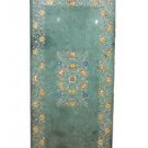 4'x2' Green Marble Dining Table Top Flower Hakik Marquetry Inlaid Antique Decor 4'x2' Green Marble Dining Table Top Flower Hakik Marquetry Inlaid Antique Decor