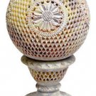 9" Marble Candle Holder Lamp Color Hand carved Aroma Lamp Home Decorative Gifts