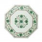 12" Marble Cofffee Table Top Side Malachite Pietra Dura Handmade Home Decor Art