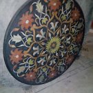 42" Black Marble Inlaid Mosaic Coffee Marquetry Dining Table Top Home Decor Art 42" Black Marble Inlaid Mosaic Coffee Marquetry Dining Table Top Home Decor Art