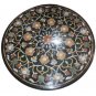 Size 2'X2' Marble Side Coffee Table Top Rare Inlay Marquetry Art Home Decor H910