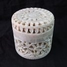 3"x3" Marble Jewelry Box Handmade Hand Carved Ring Box Home Decor Gifts New 3"x3" Marble Jewelry Box Handmade Hand Carved Ring Box Home Decor Gifts New