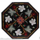 24" Black Table Top Unique Coffee Handmade Marquetry Home Decorative Gifts 24" Black Table Top Unique Coffee Handmade Marquetry Home Decorative Gifts