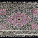 2'x3' Jewel Carpet Wall Decoration Kashmir Gold Zardozi and Semi Precious Stone 2'x3' Jewel Carpet Wall Decoration Kashmir Gold Zardozi and Semi Precious Stone
