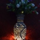 10" Marble Hand Carved Vase Flower Pot Elephant Design Vases Home Decor Art 10" Marble Hand Carved Vase Flower Pot Elephant Design Vases Home Decor Art