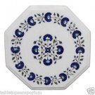Size 12"x12" Marble Coffee Table Top Rare Lapis Gem Inlay Pietra Dura Home Decor Size 12"x12" Marble Coffee Table Top Rare Lapis Gem Inlay Pietra Dura Home Decor