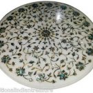 Size 2'X2' Marble Side Coffee Table Top Rare Inlay Pauashell Gem Home Decor H917