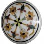Size 18"X18" Marble Coffee Table Top Rare Marquetry Gems Ornate Home Decor H920
