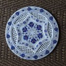12" Marble Inlaid Plate Pietra Dura Handmade Lapis Lazuli Semi Precious Gifts
