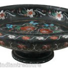 11" Black Marble Dry Fruit Bowl Hakik Kitchen Décor Inlay Marquetry Home Decor 11" Black Marble Dry Fruit Bowl Hakik Kitchen Décor Inlay Marquetry Home Decor