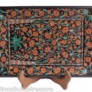 12"x10" Black Marble Tray Decor Marble Plate Handmade Hakik Malachite Arts 12"x10" Black Marble Tray Decor Marble Plate Handmade Hakik Malachite Arts