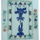 8"x12" Marble Plate Tray Pietra Dura Lapis Lazuli Handmade Home Decor Beautiful 8"x12" Marble Plate Tray Pietra Dura Lapis Lazuli Handmade Home Decor Beautiful