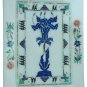 8"x12" Marble Plate Tray Pietra Dura Lapis Lazuli Handmade Home Decor Beautiful