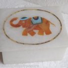 4"x3"x2" Marble Jewelry Box Handmade Pietra Dura Elephant Arts Home Decor gifts 4"x3"x2" Marble Jewelry Box Handmade Pietra Dura Elephant Arts Home Decor gifts