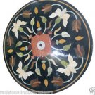 Size 30"X30" Marble Round Dining Table Top Inlay Gemstone Mosaic Home Deco H937A