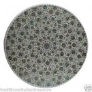 24" Marble Dining Table Top Paua Shell Mughal Art Gemstones Inlaid Handmade Arts