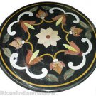 Size 2'X2' Marble Side Coffee Table Top Rare Inlay Floral Ornate Patio Deco H923