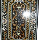 3'x2' Black Marble Dining Table Top Console Handmade Home Decor Mosaic Arts 3'x2' Black Marble Dining Table Top Console Handmade Home Decor Mosaic Arts
