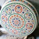 36" Marble Round Dining Table Top Pietra Dura Floral Inlaid Handmade Gifts