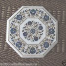 13" Real Gems Coffee Table Top Dining Rare Fine Inlaid Handmade Mosaic Gifts Art 13" Real Gems Coffee Table Top Dining Rare Fine Inlaid Handmade Mosaic Gifts Art