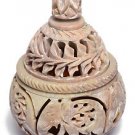 3"x3"x4" Marble Jewelry Box Jar Trinket Decor Art India Collectible Handmade Art