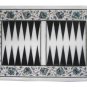 12"x18" Marble Backgammon Board Paua Shell Handmade Design Marquetry Home Decor