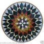 2.5' Italian Marble Top Garden Table Top Handmade Marquetry Inlaid Home Decor