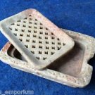 Marble Soap Stone Dish Tray Holder Bathroom accessories Handmade decor