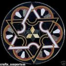 36" Black Marble New Design Inlaid Coffee Dining Table Top Mosaic Home Decor Art 36" Black Marble New Design Inlaid Coffee Dining Table Top Mosaic Home Decor Art