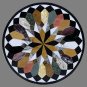 24" Black Coffee Dining Table Top Fayor Art Marquetry Pietra Dura Inlaid Decor