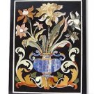 Size 2'x3' Black Marble Coffee Center Table Top Rare Inlay Marquetry Mosaic Deco Size 2'x3' Black Marble Coffee Center Table Top Rare Inlay Marquetry Mosaic Deco
