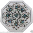 Size 18"x18" Marble End Coffee Table Top Pauashell Marquetry Mosaic Decor
