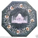 Size 1'x1' Green Marble End Center Coffee Table Top Inlay Pietradure Mosaic Deco