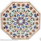 Size 2'x2' Marble Coffee Table Top Handmade Marquetry Mosaic Art Home Decor