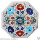 Size 1'x1' Marble Center Coffee Table Top Rare Lapis Pietradura Art Decor Size 1'x1' Marble Center Coffee Table Top Rare Lapis Pietradura Art Decor