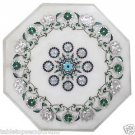 Size 15"x15" Marble Handmade Coffee Table Top Pietra Dura Rose Home Decor Arts