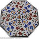 Size 2'x2' Marble Center Coffee Table Top Semi Lapis Pietradure Mosaic Decor Size 2'x2' Marble Center Coffee Table Top Semi Lapis Pietradure Mosaic Decor
