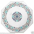 Size 15"x15" Marble Handmade Coffee Table Top Pietra Dura Turquoise Decor Arts