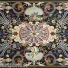 Size 4'x2' Marble Dining Table Top Mosaic Inlay Embossed Pietradure Outdoor Deco Size 4'x2' Marble Dining Table Top Mosaic Inlay Embossed Pietradure Outdoor Deco