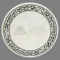 24" Marble Table Top Semi Precious Stone Inlaid Home Decor Art Handmade Gifts