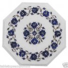 Size 1'x1' Marble Side Table Top Lapis Lazuli Semi Precious Home Decor Art Gifts Size 1'x1' Marble Side Table Top Lapis Lazuli Semi Precious Home Decor Art Gifts