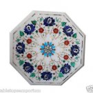 Size 1'x1' Marble Coffee Table Top Rare Pietra Dura Gemstone Mosaic Decor Arts Size 1'x1' Marble Coffee Table Top Rare Pietra Dura Gemstone Mosaic Decor Arts