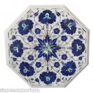 Size 1'x1' White Marble Coffee Table Top Inlay Lapis Lazuli Christmas Gifts Size 1'x1' White Marble Coffee Table Top Inlay Lapis Lazuli Christmas Gifts
